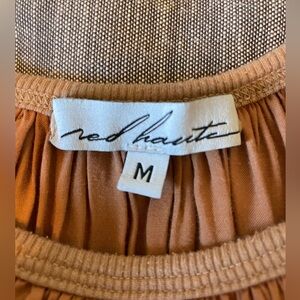 Red Haute short-sleeve blouse